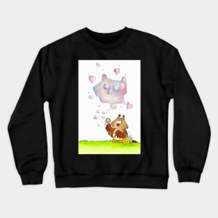 Thinking of you - Owl Crewneck Sweatshirt